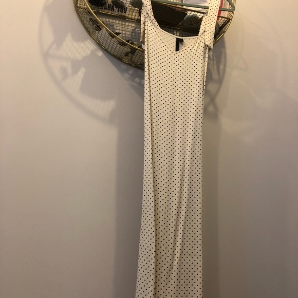 Topshop Boutique polka dot maxi waist tie dress 2 - Picture 3 of 3